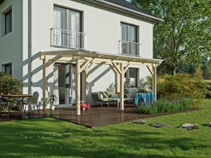 JODA Terrassendach, 300x406 cm, Master mit Steg-Dreifachplatten