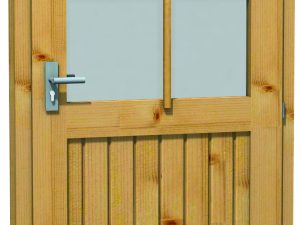 JODA Blockhaustür T 11 90x190 cm für 45 mm Wandbohle, DIN Re