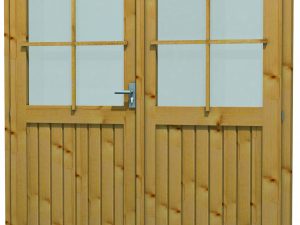 JODA Blockhaustür T 21 180x190 cm für 45 mm Wandbohle, DIN Li