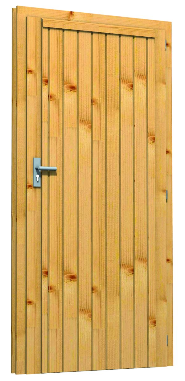 JODA Blockhaustür T 51 90x190 cm DIN Re