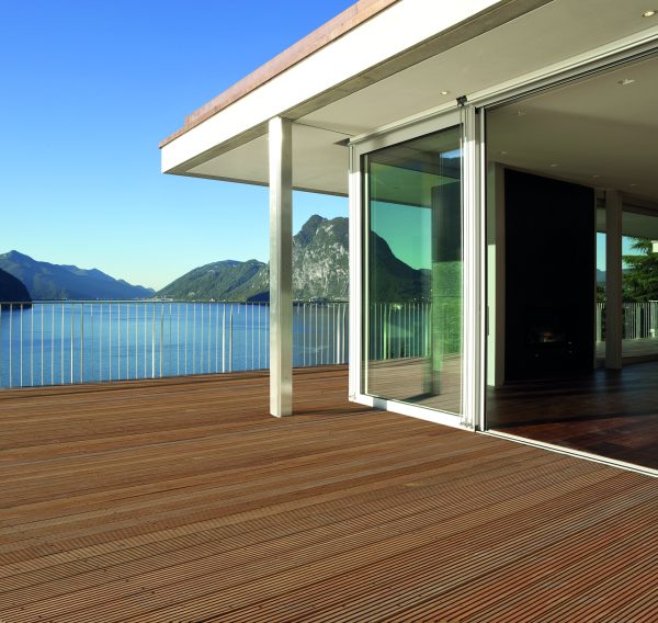 Bangkirai Terrassendiele Kombiprofil 25x145 mm, Länge 2750 mm VE = 126, FSC-zertifiziert (FSC 100%) – Bild 2