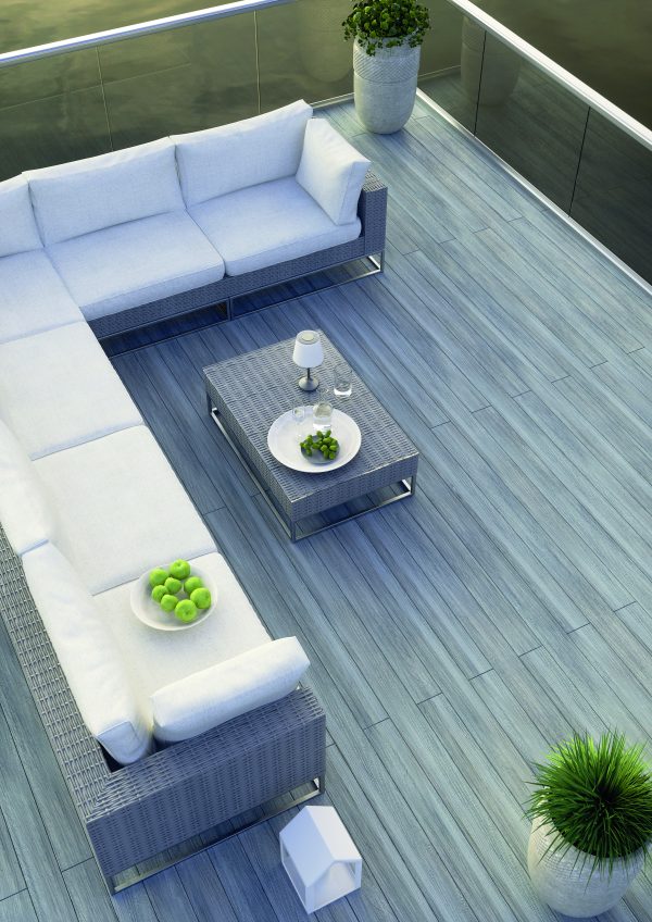 Joda cWPC Terrassendiele, Silver Grey 23 x 138 mm, Länge 3,0 m, tiefengeprägt VE = 064