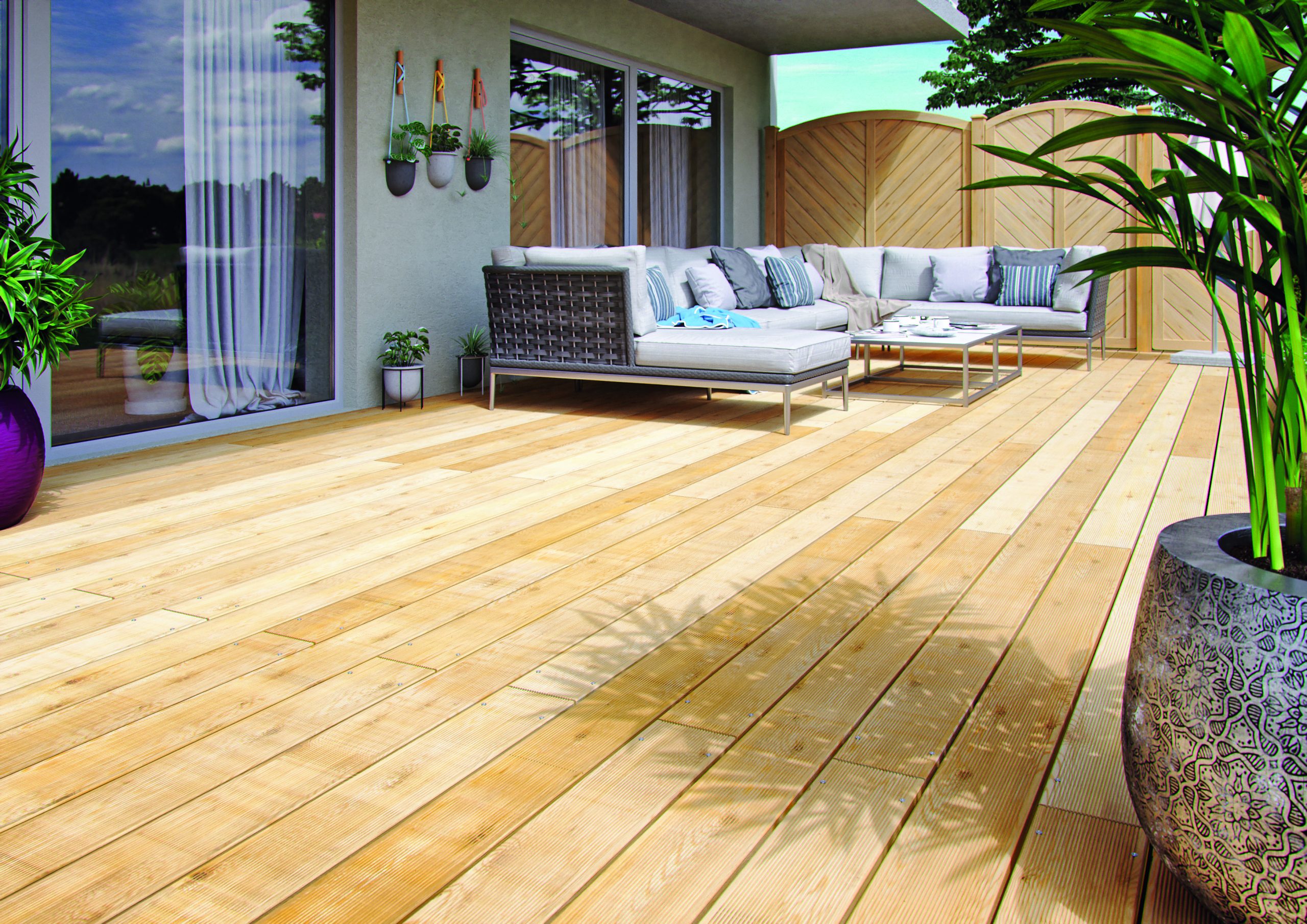 27x145 mm Lärche fein/fein 3,00 m technisch getrocknet VE = 105 – Bild 2