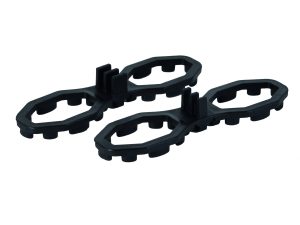 Terrassengleiter Abstandhalter, 100 St. Fugenbreite 7 mm, Kunststoff schwarz VE = 000