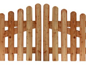 Eiderzaun >95< natur Doppeltor 300 x 90/100 cm VE = 000