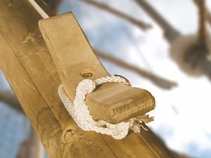 Leinenhalter Buche natur ca. 12 cm VE = 000