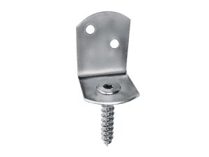 Flechtzaunhalter V²A rostfrei 30 x 30 x 2,5 mm VE = 100