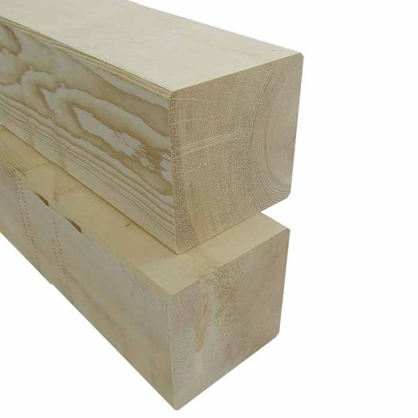 KVH Fichte 16x16 cm Keil - gez.S-10/nsi Ü-DIN 1052-1 6,00 mlg