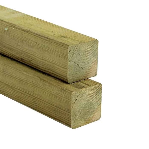 70X70 mm Kreuzholzpfosten KDI 1,50 m grün VE = 084