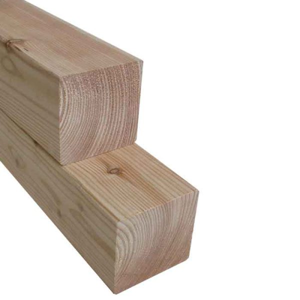 115X115 mm Kreuzholzpfost. Lärche 2,10 m KD ca.18% HF VE = 032