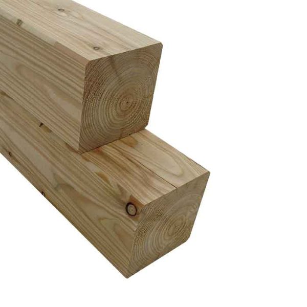 135X135 mm Lärche geh./gef. roh - 4,00 technisch getrocknet VE = 028