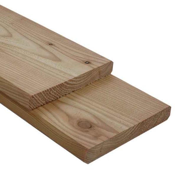 22X150 mm Lärche geh./gef. roh - 2,50 m technisch getrocknet 3 Stck / Bund VE = 216