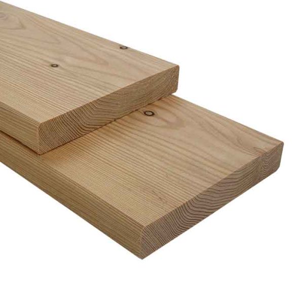 32X190 mm Lärche geh./gef. roh - 5,00 m technisch getrocknet 3 Stck / Bund VE = 090