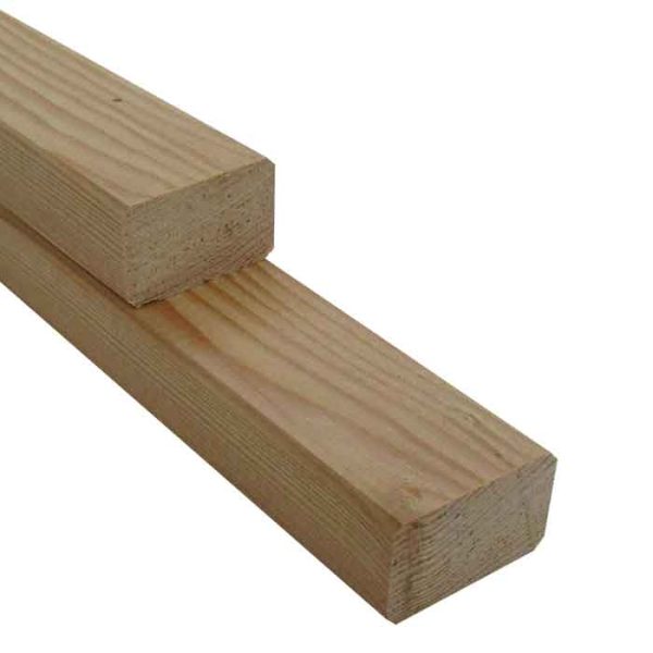 34X54 mm Lärche geh./gef. roh - 4,00 m technisch getrocknet 6 Stck / Bund VE = 180