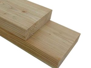 40X150 mm Lärche geh./gef. roh - 3,00 m technisch getrocknet 3 Stck / Bund VE = 054