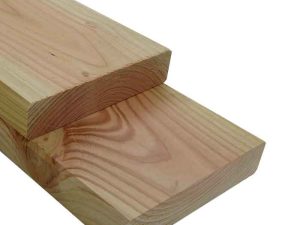 40X190 mm Lärche geh./gef. roh - 5,00 m technisch getrocknet 3 Stck / Bund VE = 045