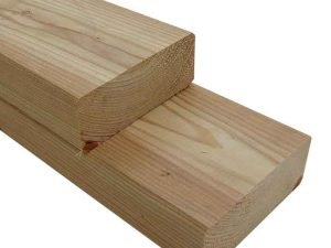 50X130 mm Lärche geh./gef. roh - 4,00 m technisch getrocknet VE = 048