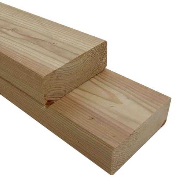 50X130 mm Lärche geh./gef. roh - 3,00 m technisch getrocknet VE = 048