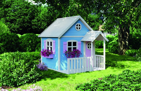 Kinderspielhaus Elsa inkl. Briefkasten 230x194 cm, Bausatz, kartonverpackt VE = 000, farbvorbehandelt – Bild 5