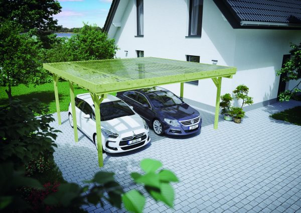 JODA Carport Bonn 2 -KDI- mit PVC-Lichtplatten VE = 004