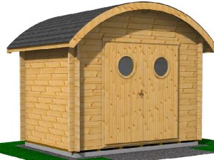 BBH Breda mit Tonnendach 28 mm 300 x 200 cm