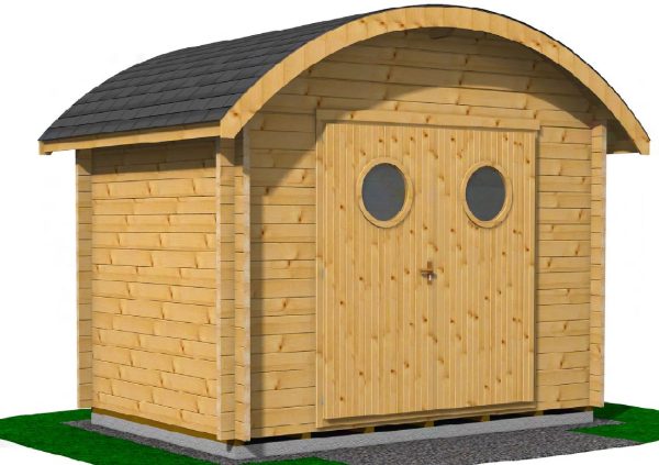BBH Breda mit Tonnendach 28 mm 300 x 200 cm