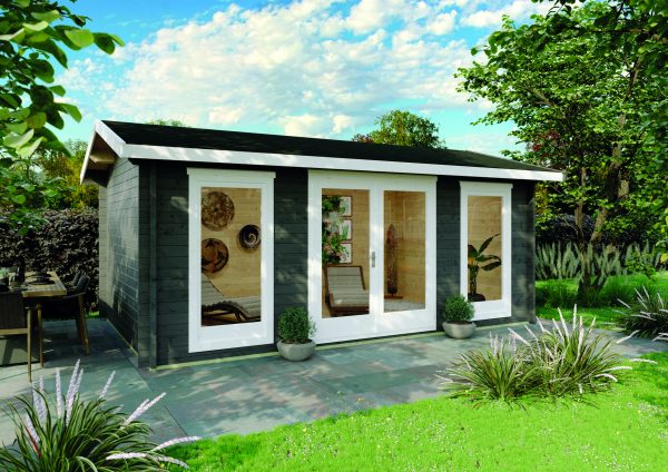 Blockhaus Greena 45 mm 330 x 530 cm – Bild 2
