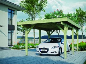Joda Carport Bergheim Classic KDI mit Stahl-Trapezplatten
