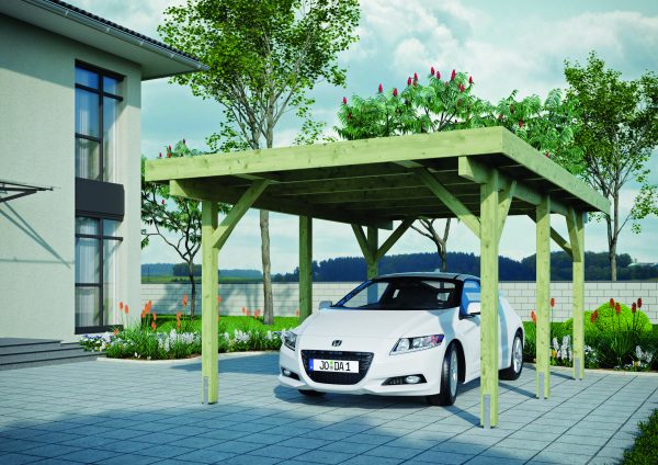 Joda Carport Bergheim Classic KDI mit Stahl-Trapezplatten