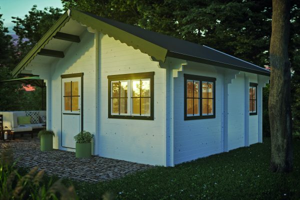 Blockhaus "Domicil", 45 mm 425 x 485 cm – Bild 2