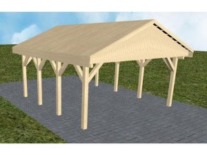 JODA Carport Walsrode KG Master Satteldach, vorb.f. Gründach