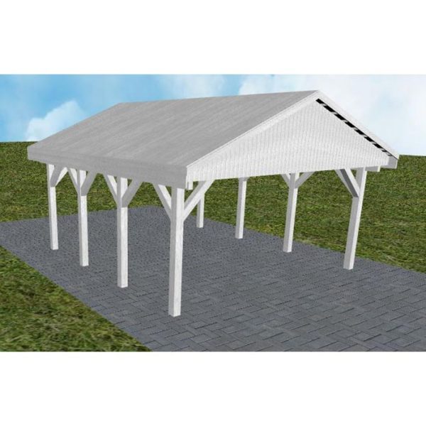 JODA Carport Walsrode KG Select Satteldach, vorb.f. Gründach