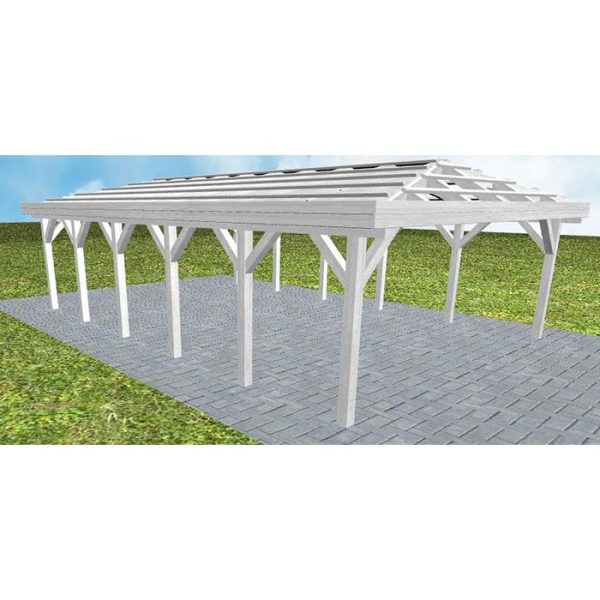 JODA Carport Keitum LO Select ohne Pfannen, ohne Rinne