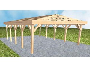 JODA Carport Keitum MO Perfect ohne Pfannen, ohne Rinne