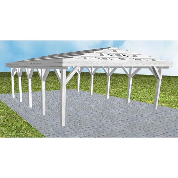 JODA Carport Keitum MO Select ohne Pfannen, ohne Rinne