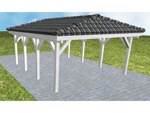JODA Carport Kiel KD Select incl. Pfannen und Rinne