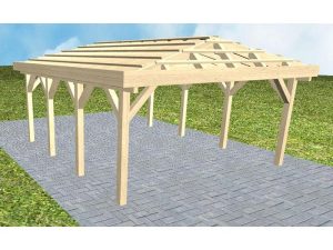 JODA Carport Kiel KO Master ohne Rinne, ohne Pfannen