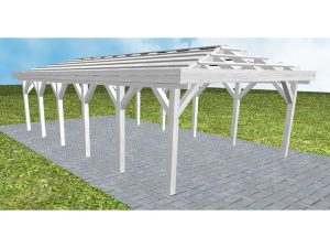 JODA Carport Kiel LO Select ohne Rinne, ohne Pfannen