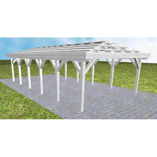 JODA Carport Kiel LO Select ohne Rinne, ohne Pfannen