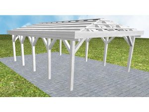 JODA Carport Kiel MO Select ohne Rinne, ohne Pfannen