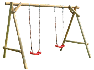 Doppelschaukel "Frida" 350x205x226 cm Nadelholz KDI, TÜV-geprüft VE = 010