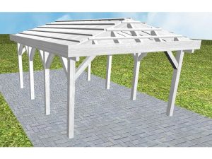 JODA Carport Kampen KO Select ohne Pfannen, ohne Rinne