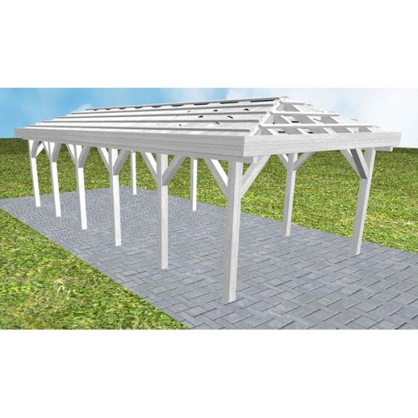 JODA Carport Kampen LO Select ohne Pfannen, ohne Rinne