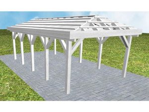 JODA Carport Kampen MO Select ohne Pfannen, ohne Rinne