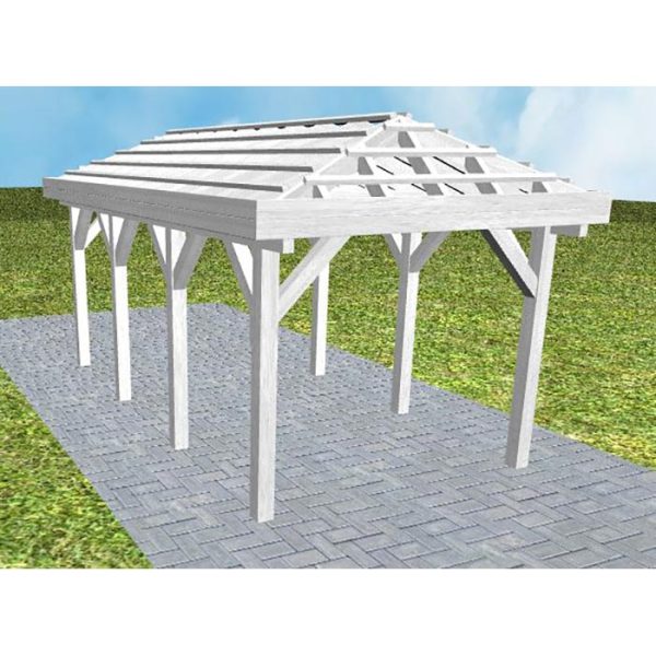 JODA Carport Kappeln KO Select ohne Rinne, ohne Pfannen
