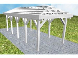 JODA Carport Kappeln MO Select ohne Rinne, ohne Pfannen