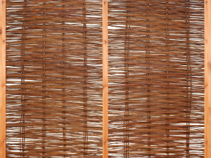 Halmstad Flechtzaun Weide, ölimpr. 180 x 180 cm VE = 025