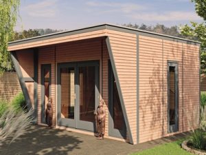 Joda Gartenhaus LINZ EH 43/32 Flachdach / EPDM-Folie
