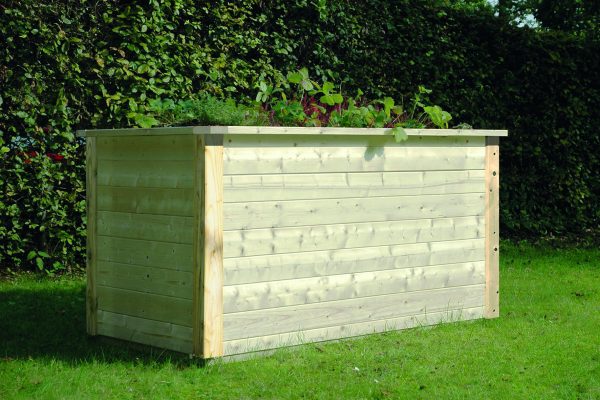 Hochbeet Fichte naturbelassen 150 x 76 x 79 cm VE = 009 – Bild 3