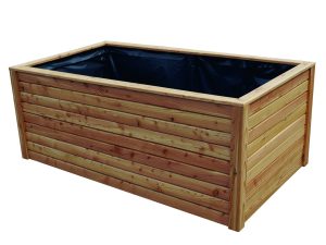 Rhombus Hochbeet, natur 190x72x100 cm VE = 009